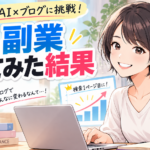 AI副業をやってみた結果は？初心者がAI×ブログを実践したリアルな体験談